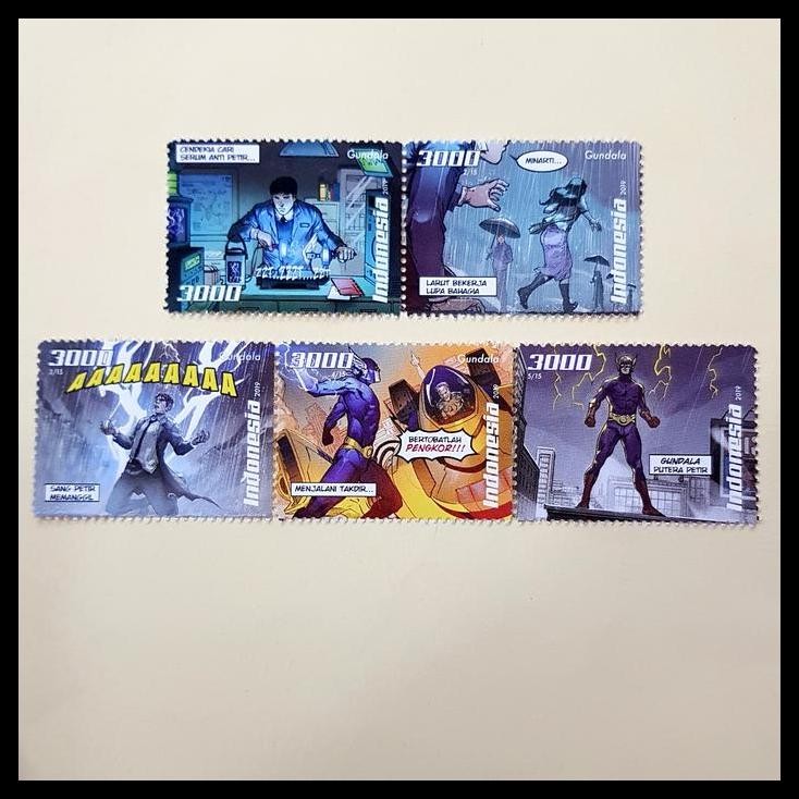 

TERMURAH PRANGKO JAGOAN, GUNDALA. SERI KOMIK JAGOAN INDONESIA. SET (5V) !!!!!