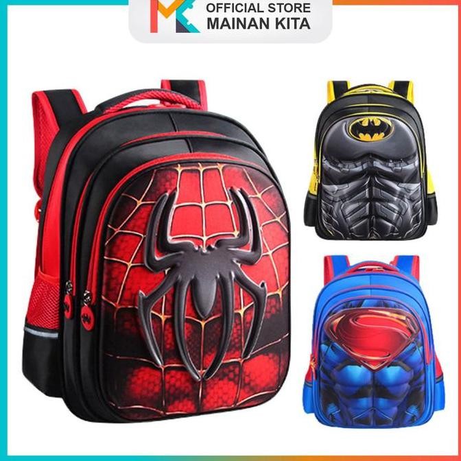 

Terjangkau Mk502 Tas Sekolah Anak Laki Laki Tk Sd Ransel 3D Gambar Timbul Karakter Superheroes Tas Punggung Karakter Kartun Fashion