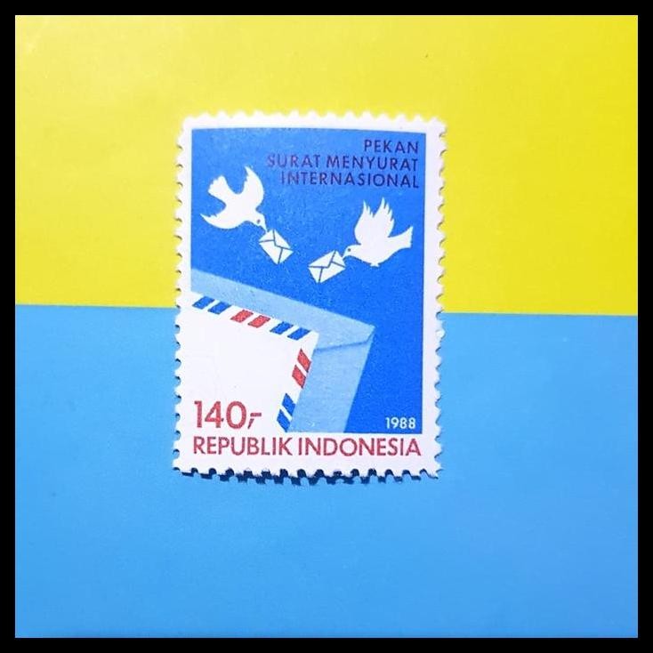 

TERMURAH PERANGKO/PRANGKO INDONESIA 1988. PEKAN SURAT MENYURAT INTERNASIONAL !!!!!