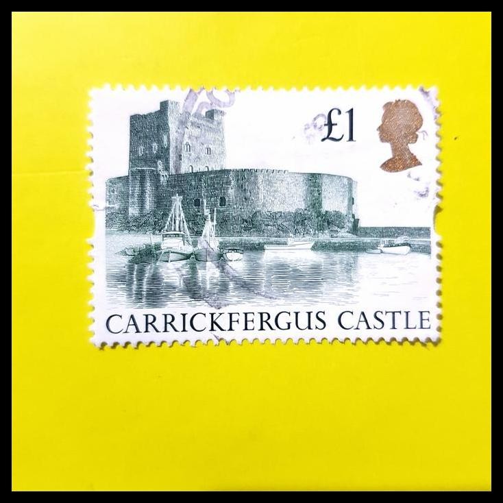 

TERBARU PERANGKO/PRANGKO INGGRIS/GREAT BRITAIN. CARRICKFERGUS CASTLE. 1 !!!!