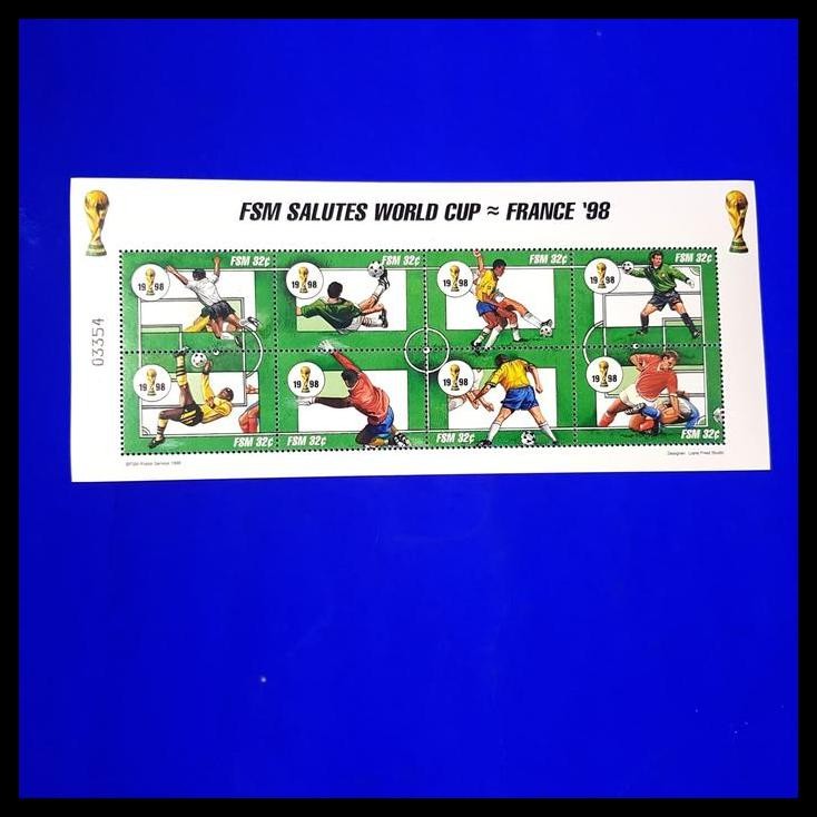 

DISKON PERANGKO/PRANGKO PIALA DUNIA/WORLD CUP GAMES FRANCE '98 !!!!!!