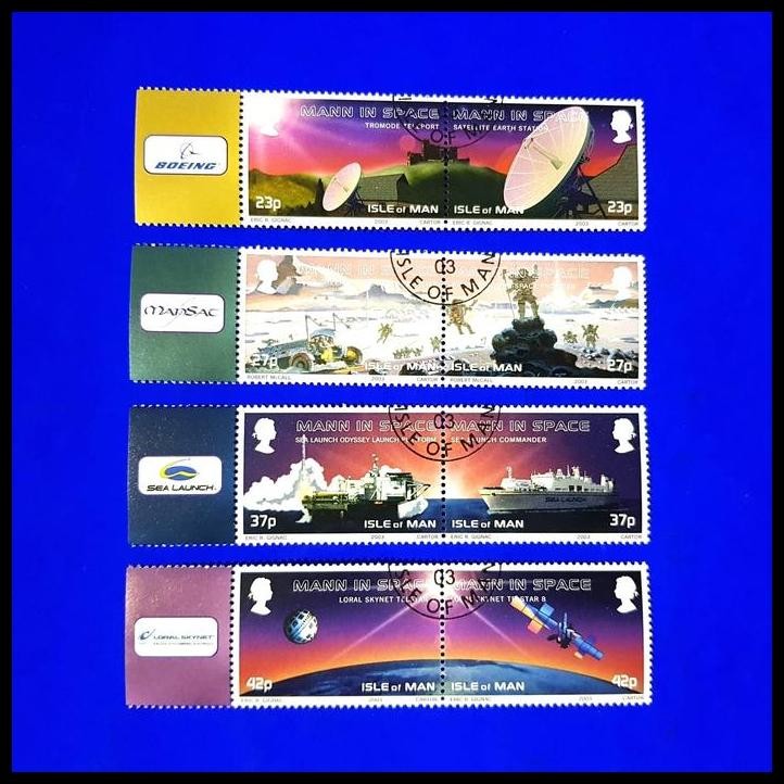 

BEST DEAL PRANGKO LUAR NEGERI. TEMA LUAR ANGKASA/MAN IN SPACE DARI ISLE OF MAN