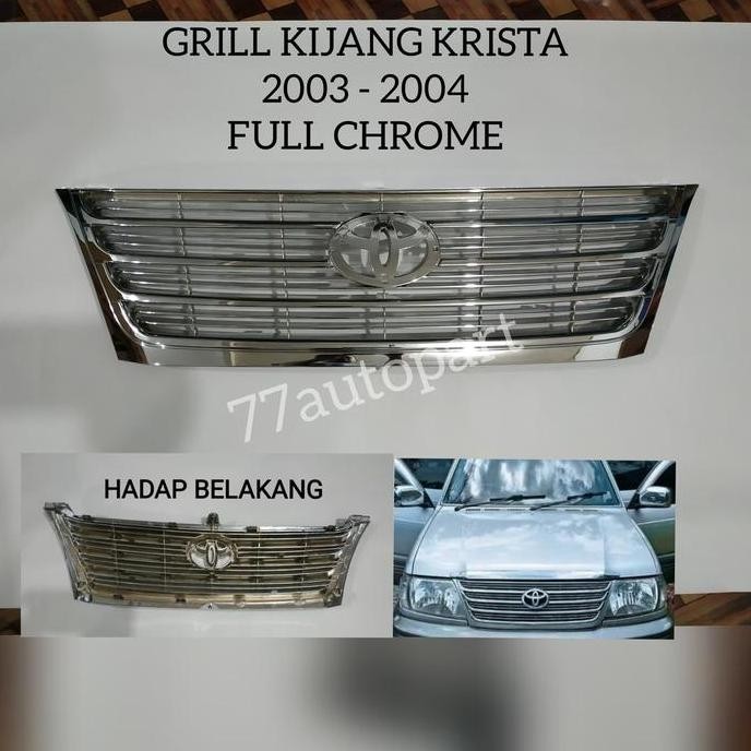 Grill Rambang Kijang Krista 2003 2004 Chrome
