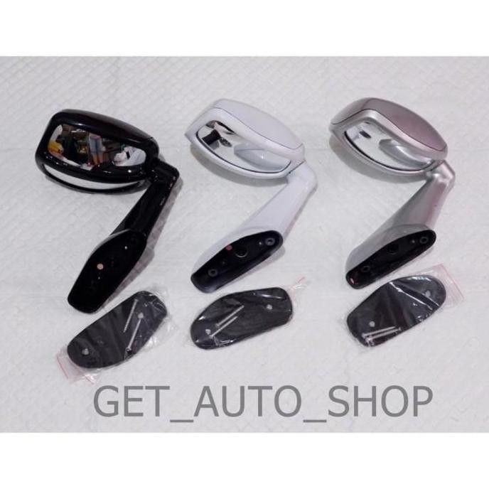 Spion Kap Mesin Mobil Fortuner Fender Mirror Toyota Fortuner Silver Gs