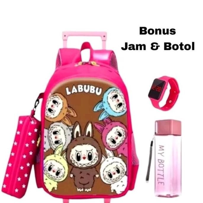 

Terjangkau Tas Ransel Troli Anak Labubu Tas Sekolah Anak Tk Sd Gratis Botol Minum Jam Tangan Tas Viral Labubu Tas Troli Tas Anak