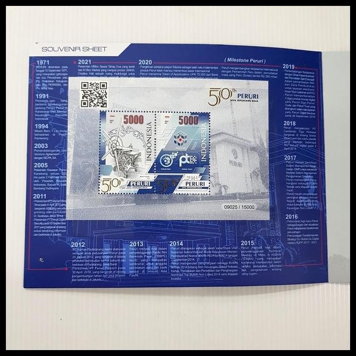 

BEST DEAL PERANGKO/PRANGKO 50TH PERURI BEYOND THE GOLD. STAMPPACK. EDISI KHUSUS !!!!!!