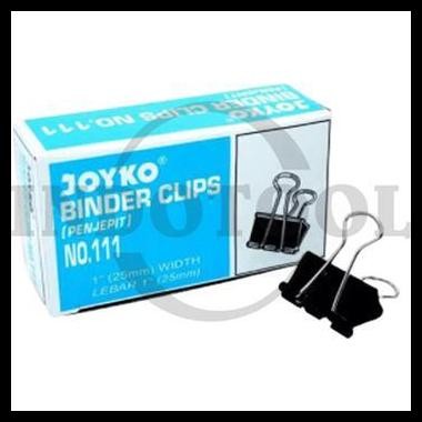 

TERMURAH KLIP KERTAS / PENJEPIT KERTAS 1", NO.111 / BINDER CLIPS JOYKO !!