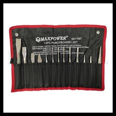 

TERBARU 13 PCS OCTAGONAL STEEL PUNCH SET / 13 PCS OCTAGONAL MAXPOWER