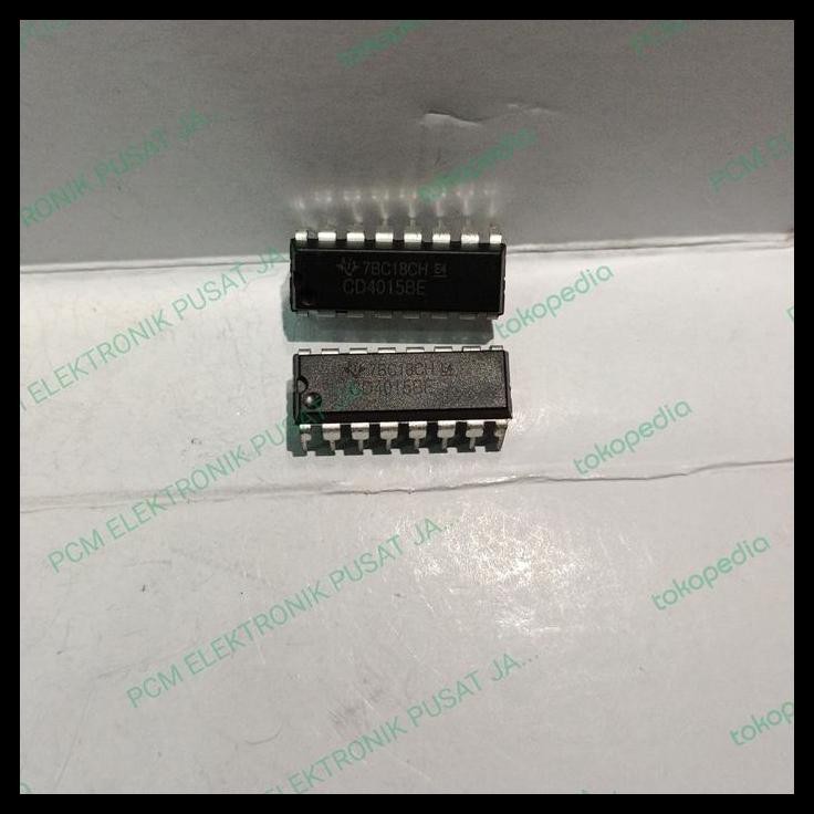TERMURAH 2318 IC TTL CMOS CD4015BE CD4015 BE CD 4015BE CD 4015 DIP 