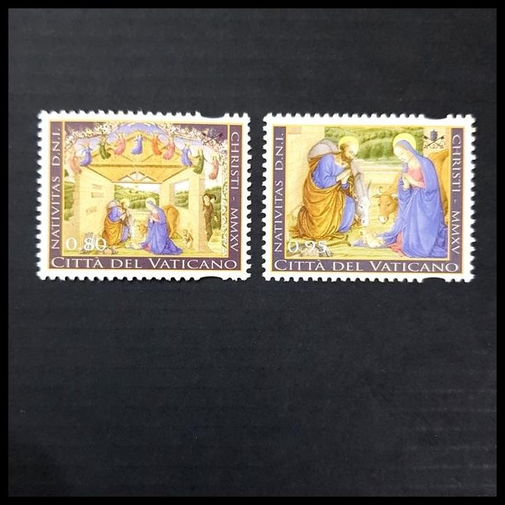

BEST DEAL PERANGKO/PRANGKO CHRISTMAS/NATAL DARI VATICAN (2V) MNH !!!