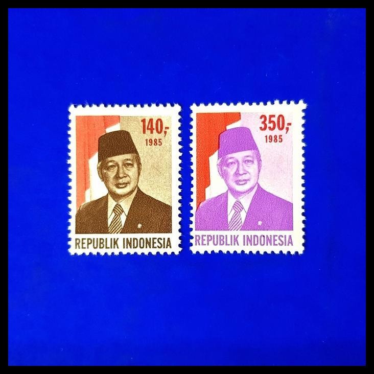 

TERBARU PERANGKO/PRANGKO PRESIDEN SOEHARTO 1985. SET LENGKAP 2 PRANGKO !!!!!