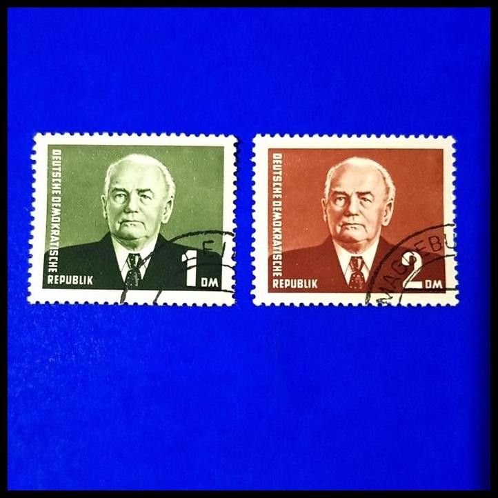 

TERBARU PRANGKO JERMAN/DDR 1952. PRESIDENT WILHELM PIECK. CONGRESS NATIONS. $3 !!!