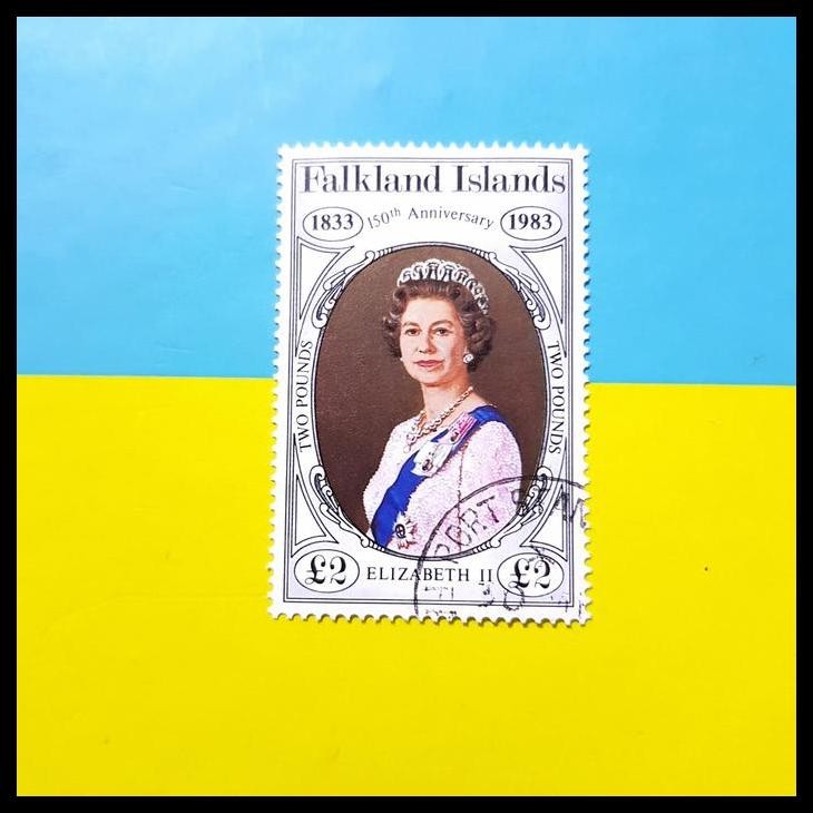 

GRATIS ONGKIR PRANGKO QUEEN ELIZABETH II. 150TH ANNIVERSARY OF FALKLAND ISLANDS. 2 !!!!!!