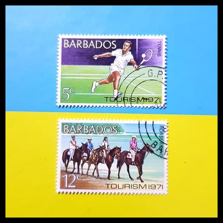 

DISKON PERANGKO/PRANGKO TENNIS & HORSERIDING DARI BARBADOS !!!!!!