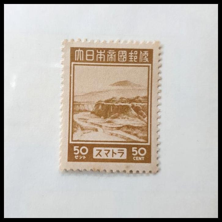 

TERMURAH PRANGKO INDONESIA 1943. KERBAUWENGAT DENGAN GUNUNG SINGGALANG, SUMBAR !!!!