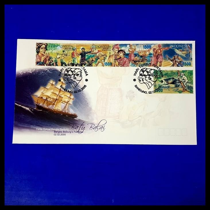 HOT DEAL PRANGKO SHP CERITA RAKYAT BANGKA BELITUNG BATU BALAI 