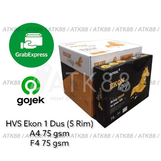 

HVS EKON A4 / F4 75 gr 1 DUS GOSEND