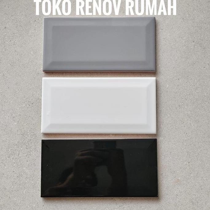 Keramik 10X20 Bevel (Gloss/ Keramik Bevel 10X20/ Keramik Dinding Dapur