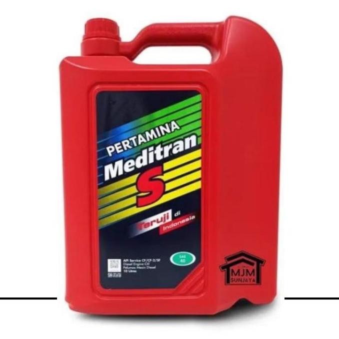 OLI MESIN DIESEL SOLAR PERTAMINA MEDITRAN  S SAE 40 KEMASAN GALON 10 L