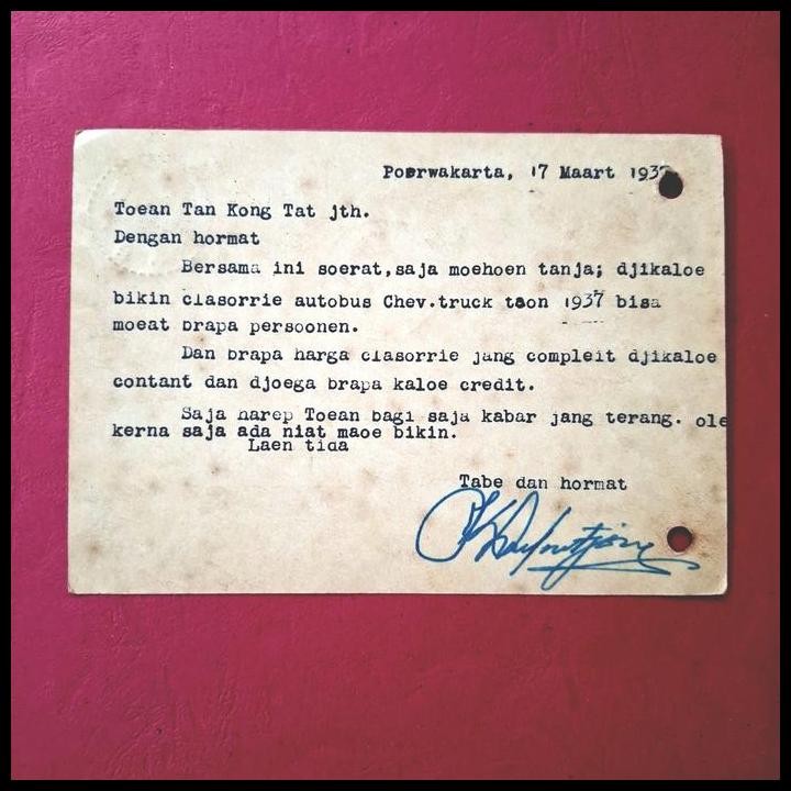 

DISKON KARTUPOS NED INDIE / POSTAL STATIONERY NK-53. KERBAU 5 CENT. DARI POERWAKARTA 17.3.1937 DIKIRIM KE TASIKMALAJA. HARGA KAT. 250K !