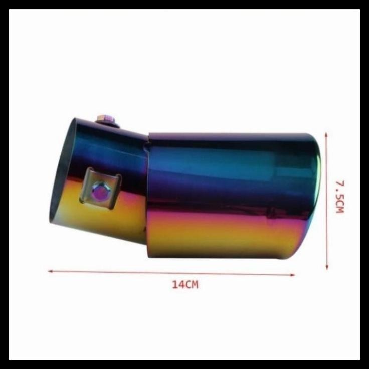 TERBARU MUFFLER UJUNG PIPA KNALPOT MOBIL CALYA SIGRA FULL PELANGI 