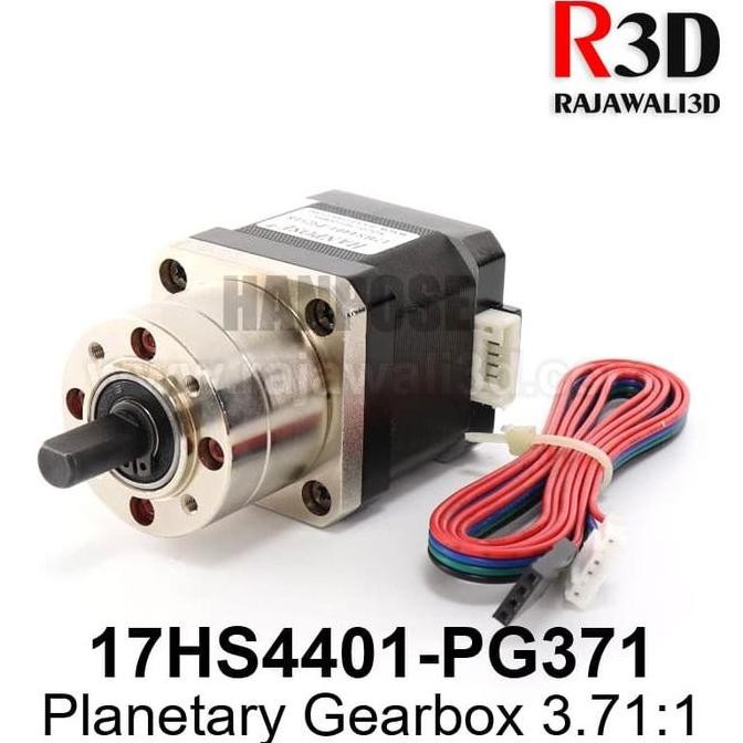 Up Nema 17 Stepper Motor 17Hs4401+Pg371 1.7A Planetary Gearbox Terlaris