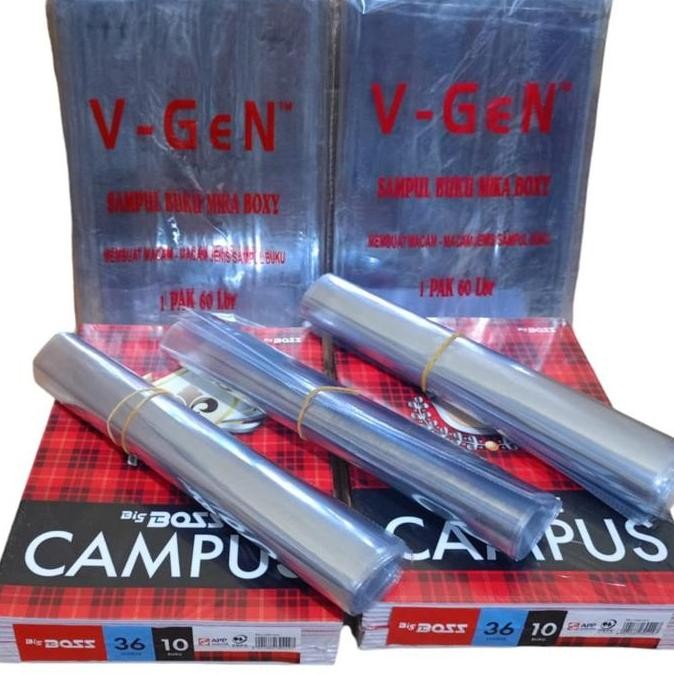 

Up Sampul Buku Plastik Ukuran Besar / Sampul Buku Plastik Ukuran Boxy Isi 10 Lembar Paper Stationery