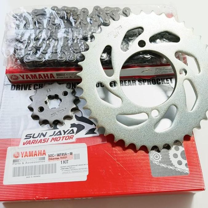 Gear Set / Gir Set komplit Jupiter MX New 135 - MX NEW  50C Motor Motorcycle Rantai