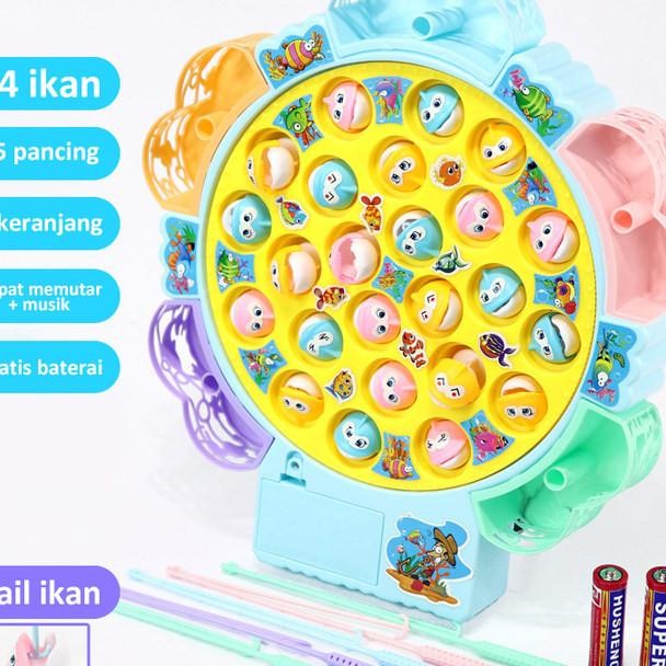 Mainan Pancing Anak Besar Mainan Pancingan Ikan Anak Go Fishing Mainan Memancing