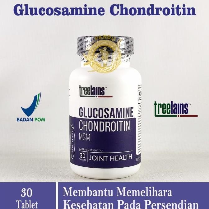 TREELAINS GLUCOSAMINE CHONDROITIN MSM (30 tablets)