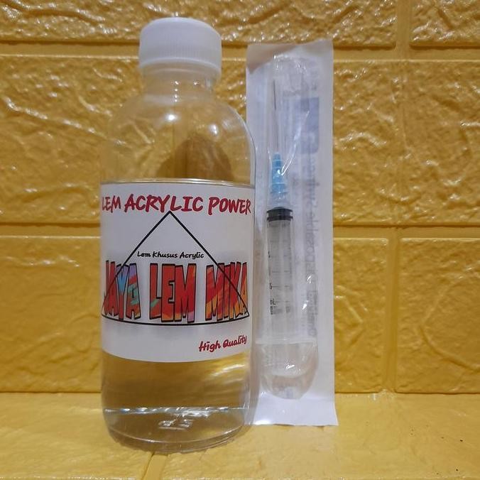 Lem Acrylic Super Bening Transparan Khusus Kaca & Plastik