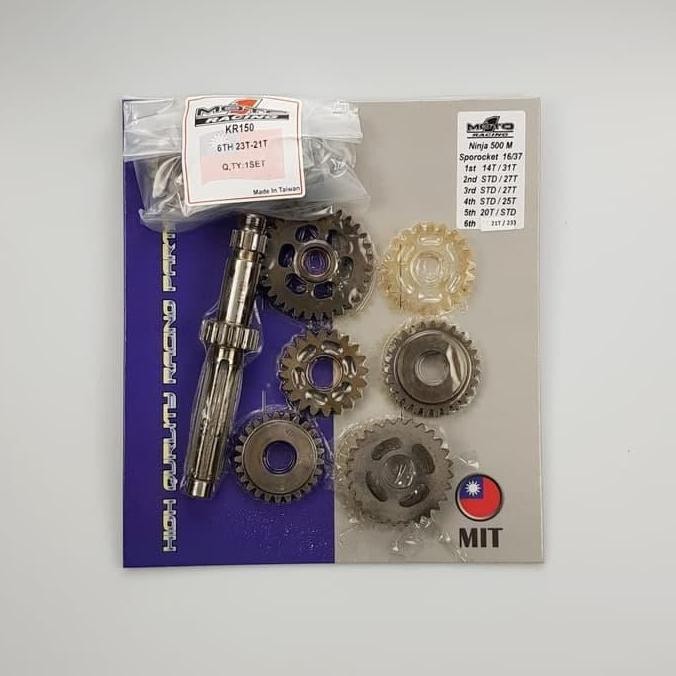 Gear Rasio Racing Ninja R / RR M Ukuran 14,31