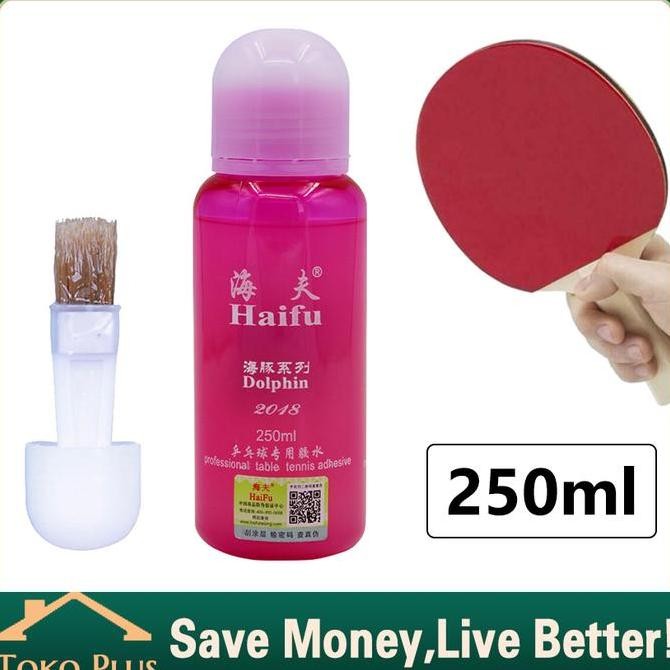 Haifu Dolphin Speed Glue Lem Karet Bet Pingpong Tenis Meja Ori ? Lem Haifu Dolphin ? 1 pcs