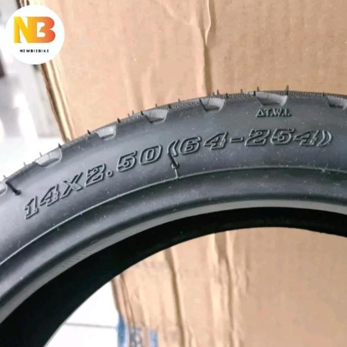 New Ban Luar Sepeda Listrik SELIS 14 X 2.50 Tubeless Wanda King ring 14