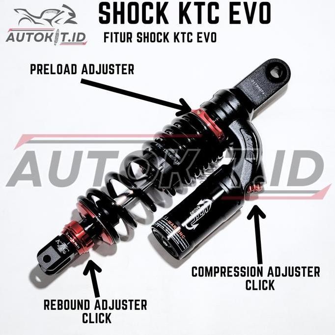 Shockbreaker KTC / Shock KTC EVO Vario 125 Vario 150 / Mio / Beat