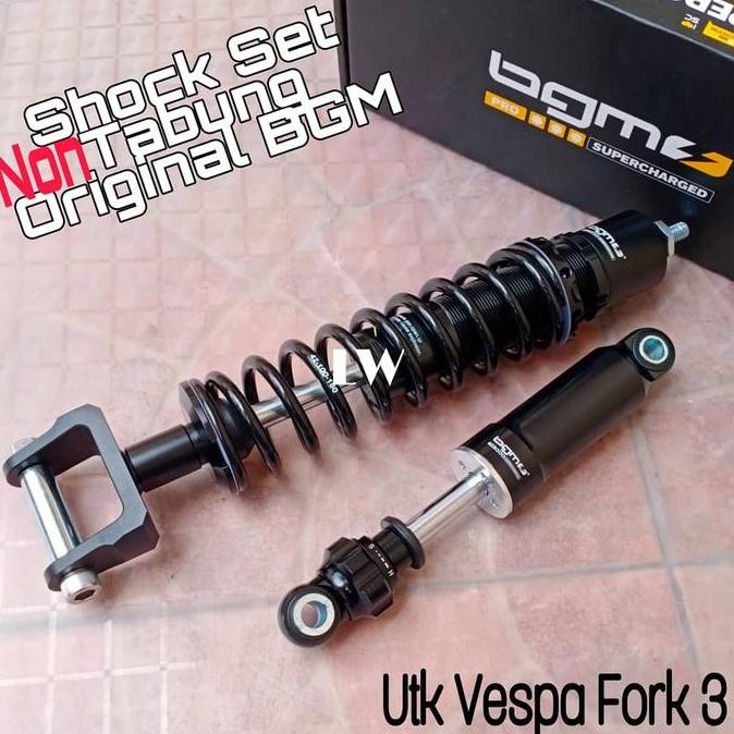 Shock Set Vespa non tabung ori BGM Germany utk Super vvnb fork 3