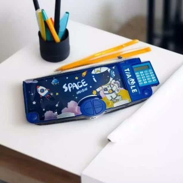 

Up Kotak Pensil Pop Out Kalkulator Pencil Case Hardtop Tempat Pensil Unicorn Astronot Bunny Stationery