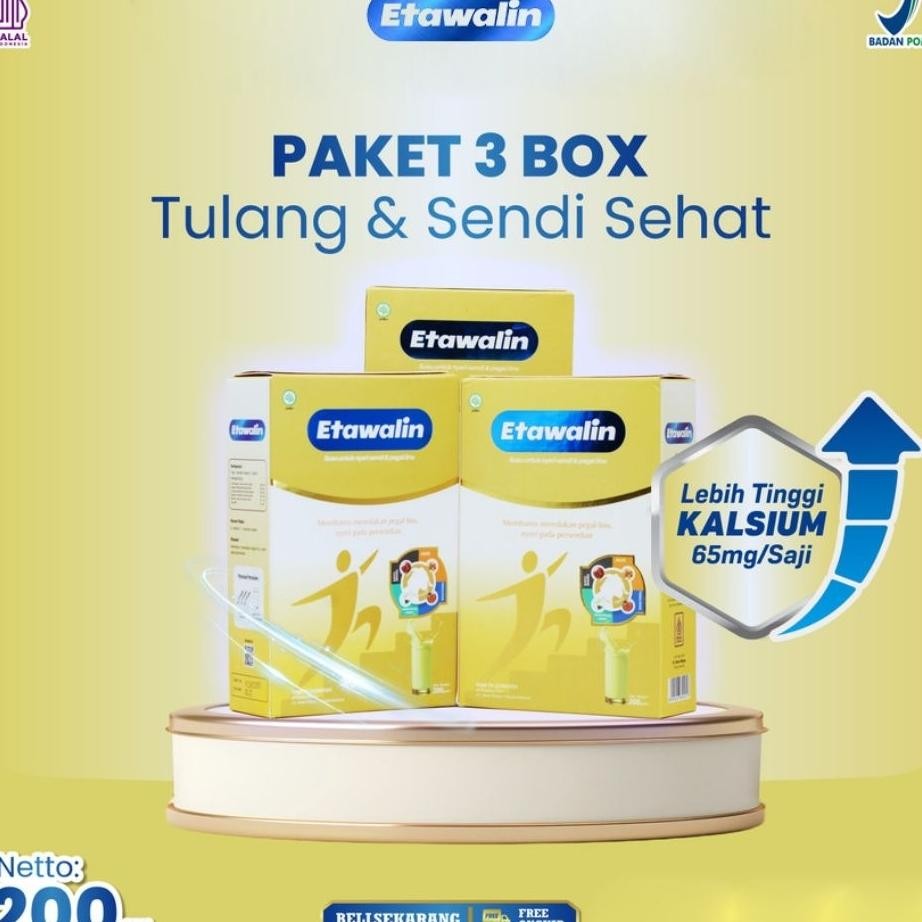 

Hemat 3 Box Susu Kambing Etawa No.1 Paling Ampuh Redakan Nyeri Sendi Dan Nyeri Tulang