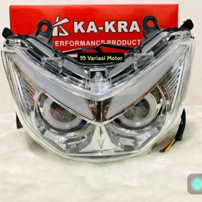 LAMPU DEPAN NMAX OLD HEADLAMP REFLEKTOR LED PROJIE AES SEN
