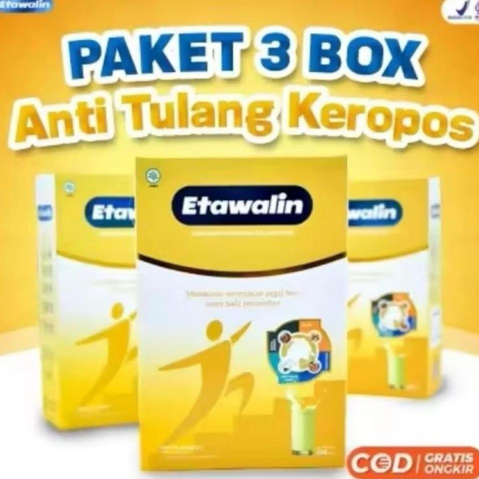 

Paket 3 Box Susu Etawalin Susu Kambing Etawa Solusi Atasi Masalah Nyeri Sendi Asam Urat