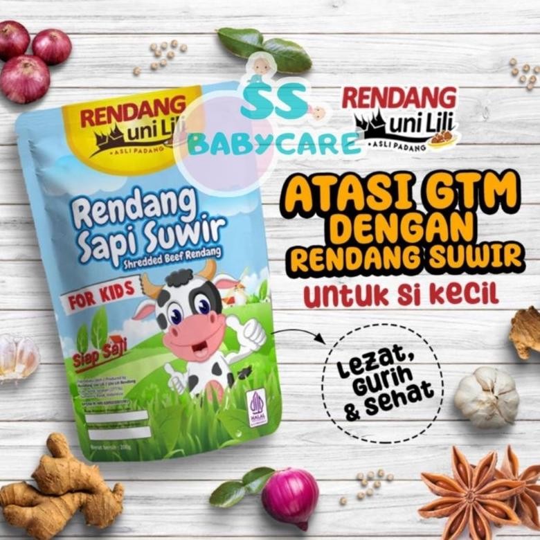 

Rendang Uni Lili Rendang Sapi Suwir FOR KIDS 100gr (TIDAK PEDAS & NON MSG) - Rendang Anak - Rendang Lauk MPASI Bayi - Rendang MPASI Anti GTM