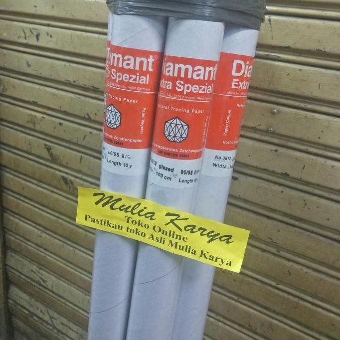 

Kertas Kalkir Gulungan A0 80/85 Gram Ukuran 1X10 Yard Tracing Paper