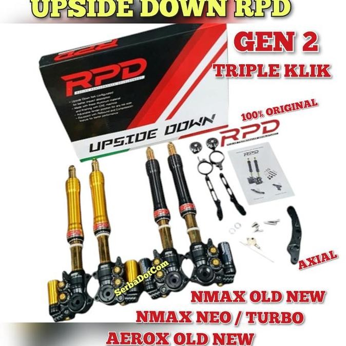 SHOCK SKOK DEPAN UP SIDE DOWN UPSIDE DOWN USD RPD GEN 2 ORIGINAL NMAX OLD NEW NEO TURBO AEROX OLD NE