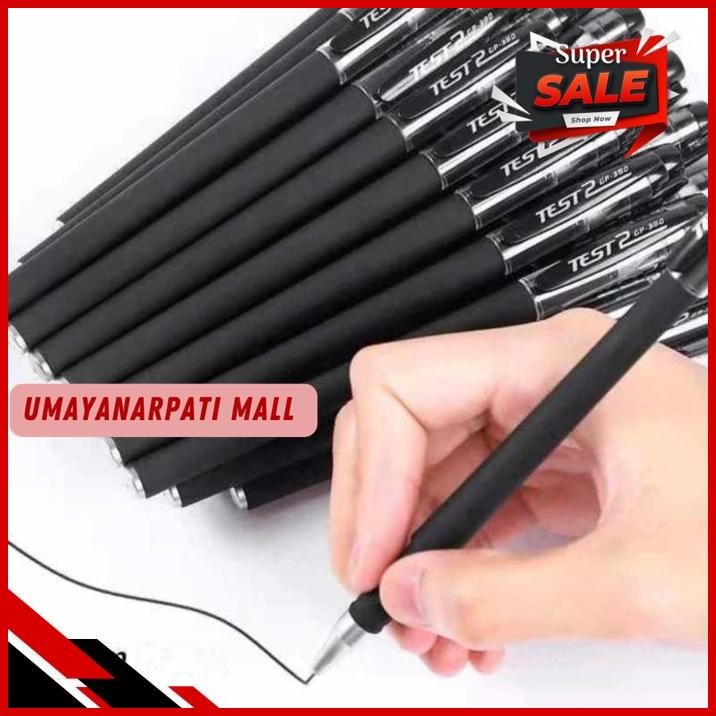 

GEL PEN PULPEN GEL TABUNG JARUM PENUH 0.5MM 1 PCS INK WATER BASE PANJANG 145MM WARNA HITAM GP-380 TERBAIK !