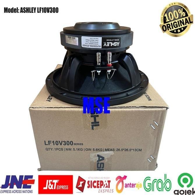 TERMURAH - SPEAKER KOMPONEN WOOFER 10 INCH ASHLEY LF10V300 ORIGINAL