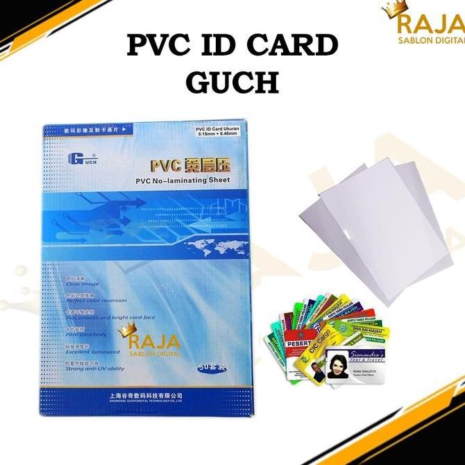 

Kertas Id Card Pvc Putih Isi 50 Set (500 Id Card) Untuk Cetak Id / Member Card