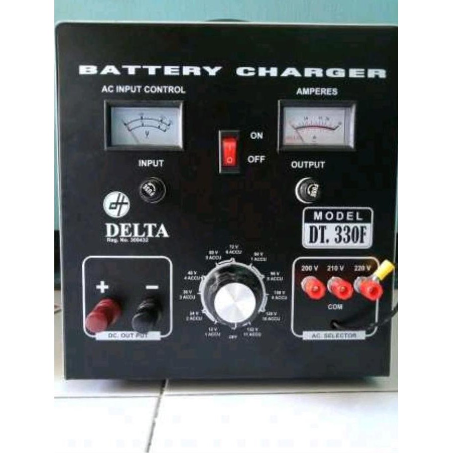 CHARGER AKI DELTA DT330F AKI MOTOR MOBIL
