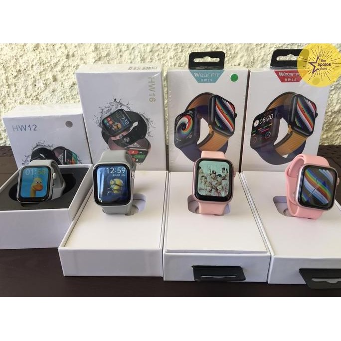 HW12 HW16 Smartwatch Apple iWatch 6 Jam Tangan Pintar 44 40mm murah