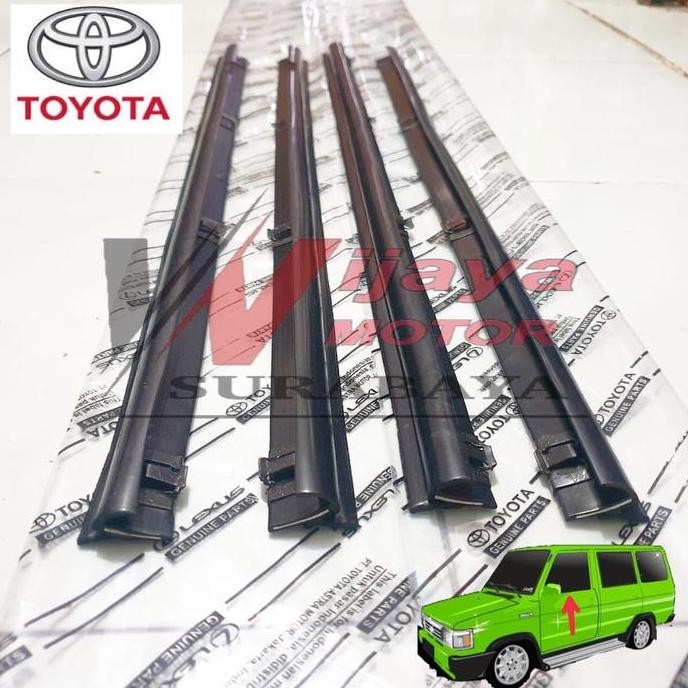 Promo Pelipit Kaca Mobil Kijang Super / Grand / Kotak Lama ( 1 set isi 4 pcs ) COD