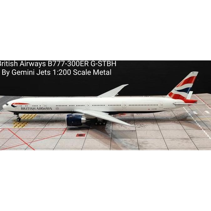 British Airways B777-300Er G-Stbh By Gemini Jets 1:200 Scale Metal